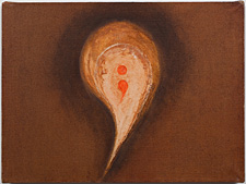 Mira Schor - Semi-colon in a Flesh Comma, 1994