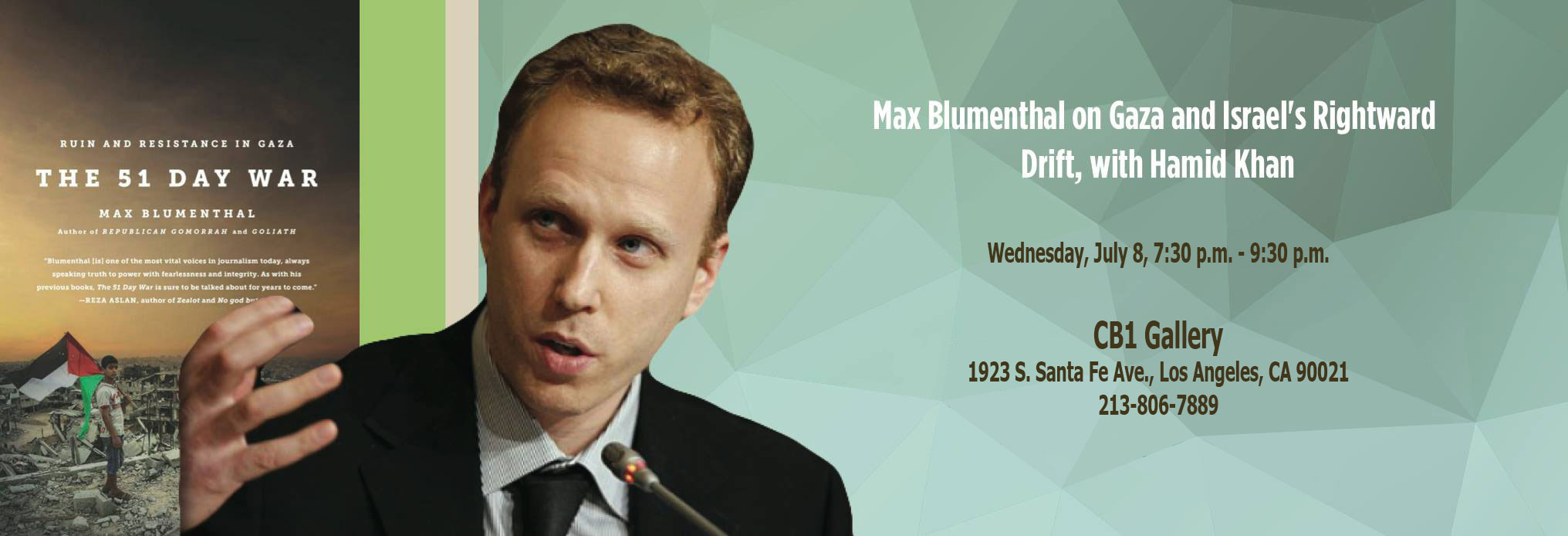 Max Blumenthal at CB1 Gallery